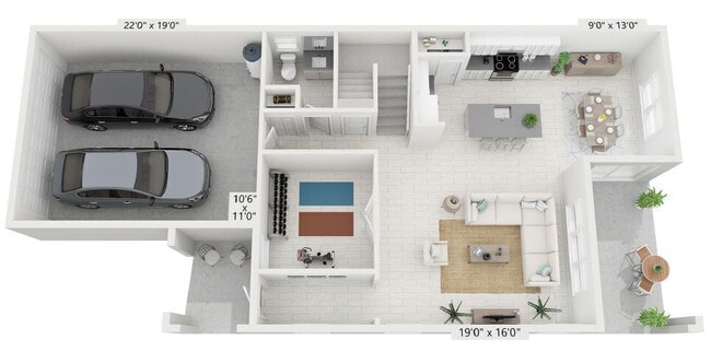 Floorplan - Nuvo- Boca Single Family Homes and Townhomes