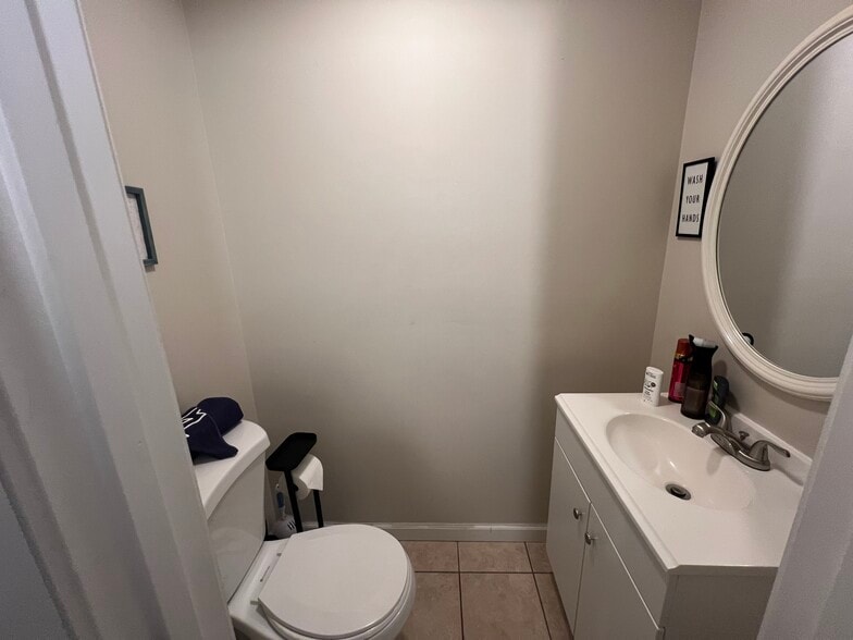 Basement 1/2 bath - 1116 Worcester St