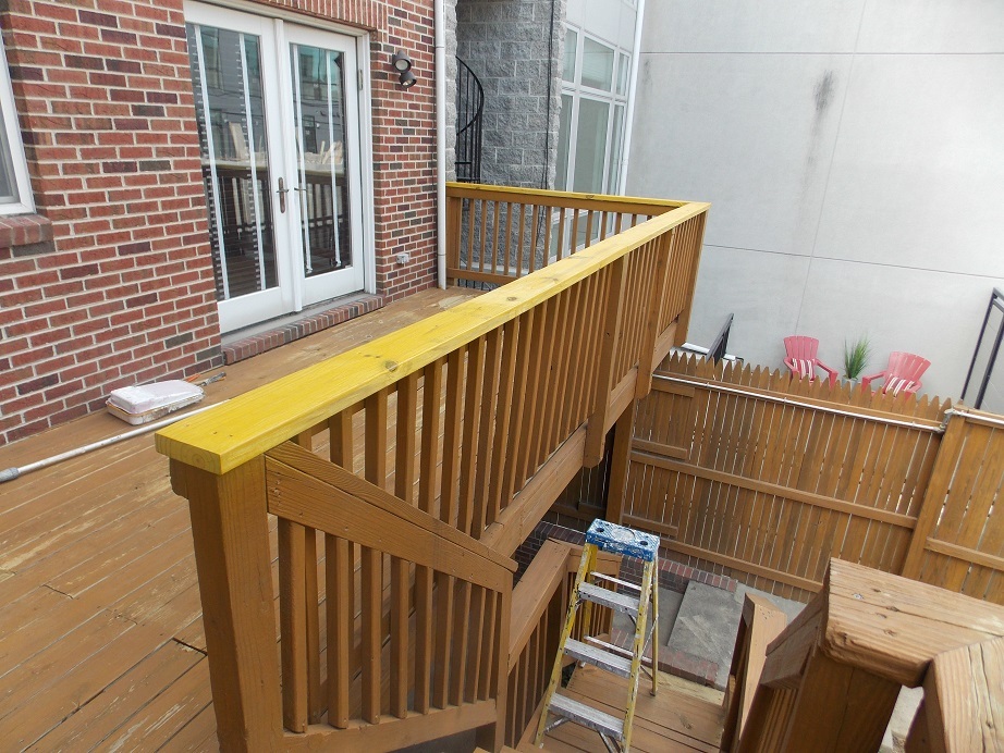 Rear Deck Off of Family Room - 1619 12th St NW