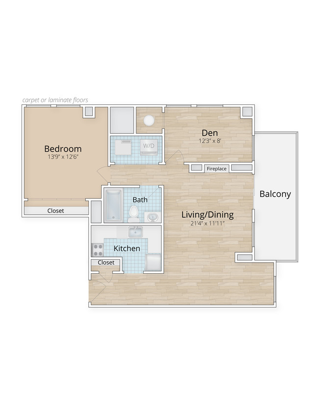 Floorplan - 1633 Q Apartments