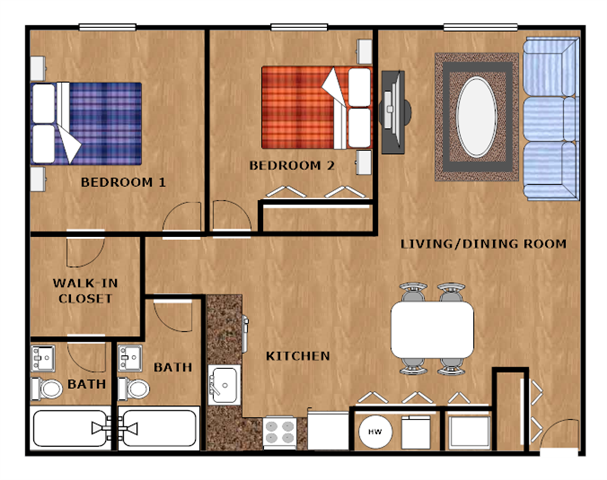 Floorplan - Reverb Oak Lawn