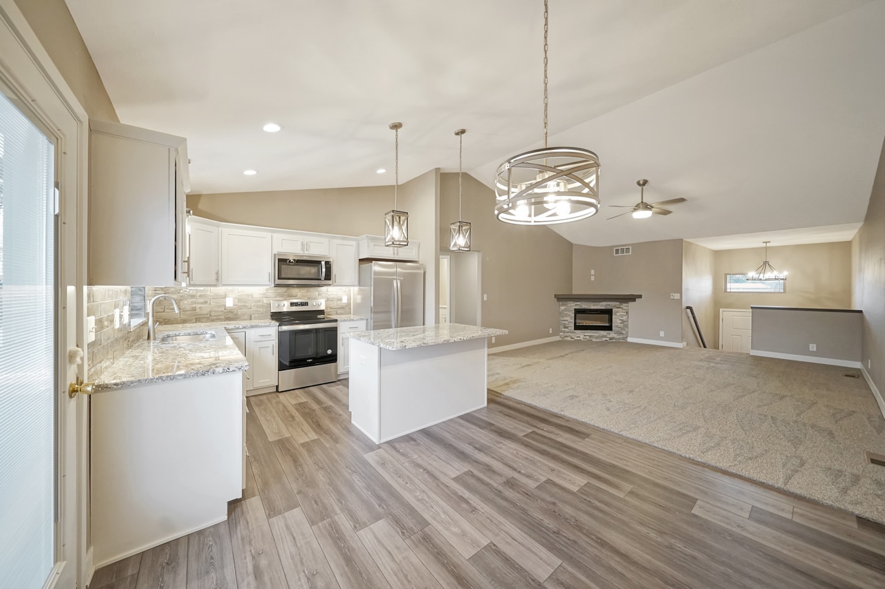 Kitchen with Island - 8195 Regent Dr