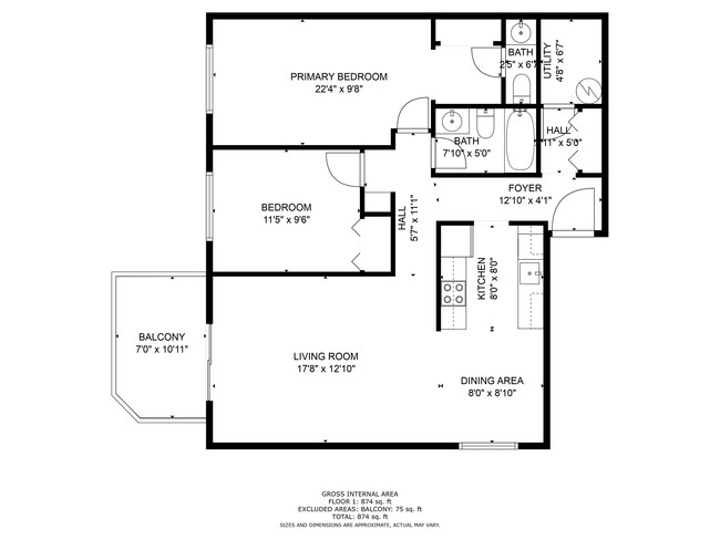 Floorplan - East 25 Apartments