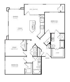 Floorplan - The Mark at Midtown Park