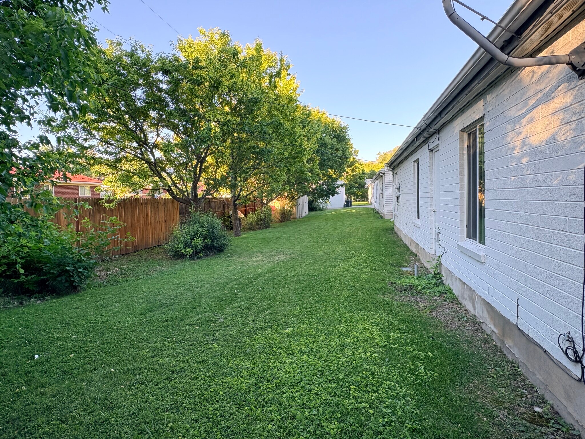 Quiet shady back yard - 375 W 550 N