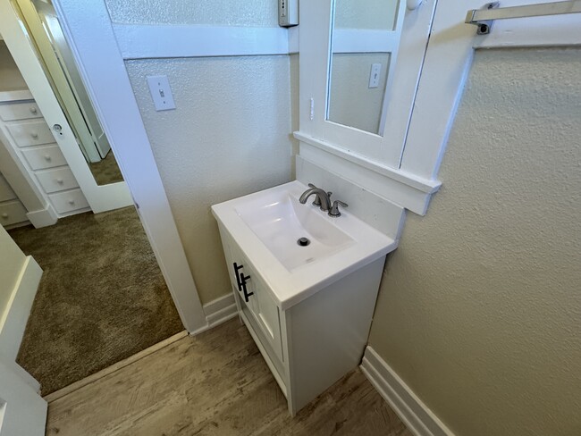 Newly renovated hallway bathroom. - 1749 E 3rd St