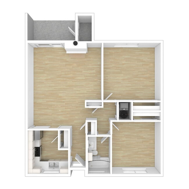 Floorplan - Standiford Court Apartments