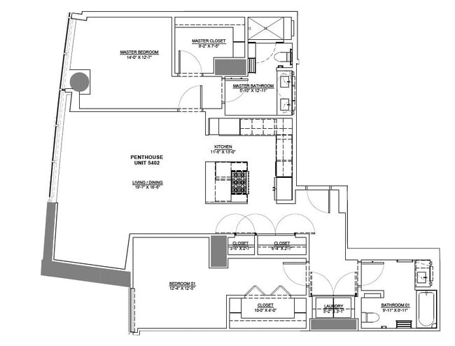 Floorplan - Atwater Apartments