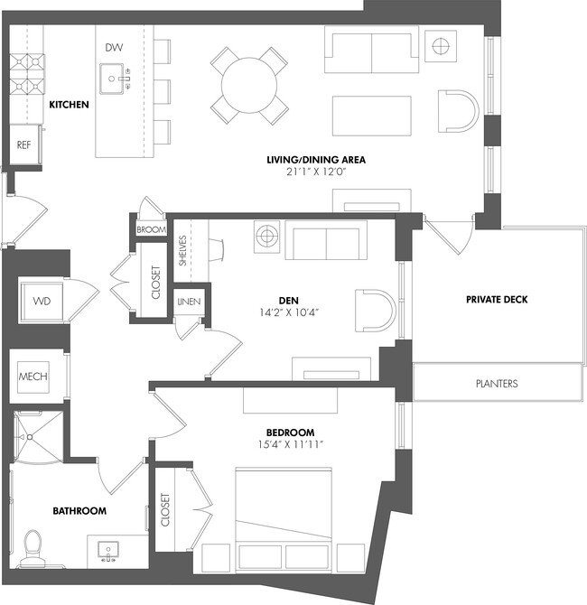 Floorplan - The Residences at Eastern Market