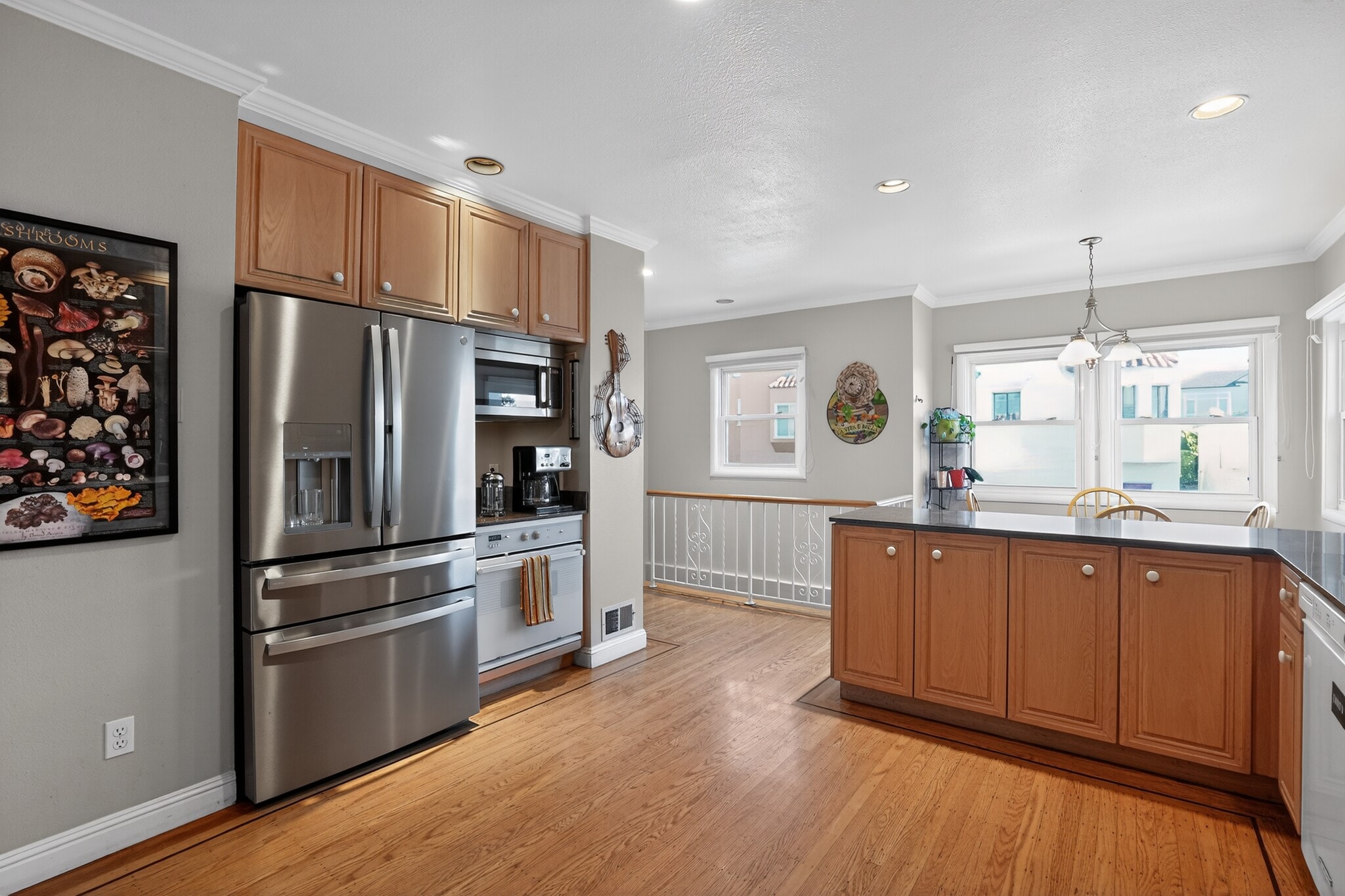 Kitchen facing stairs - 60 Goleta Ave