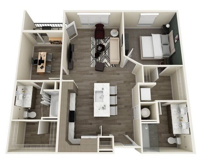 Floorplan - Aspire Kenwood Apartments