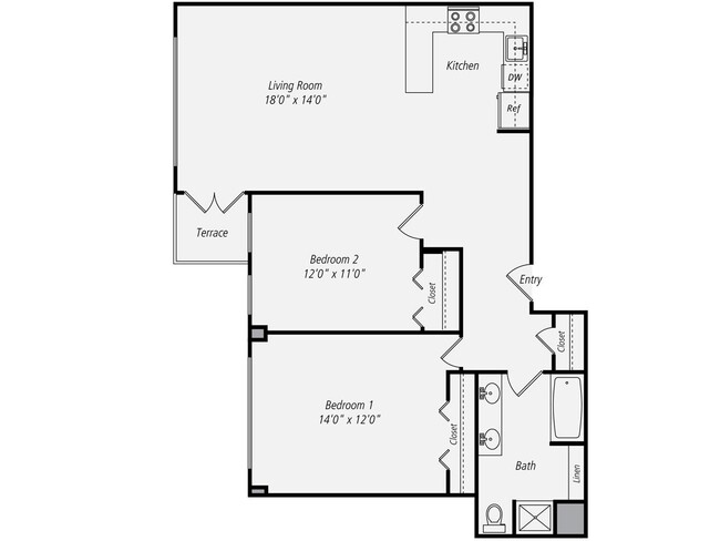 Floorplan - Avalon Sunset Towers