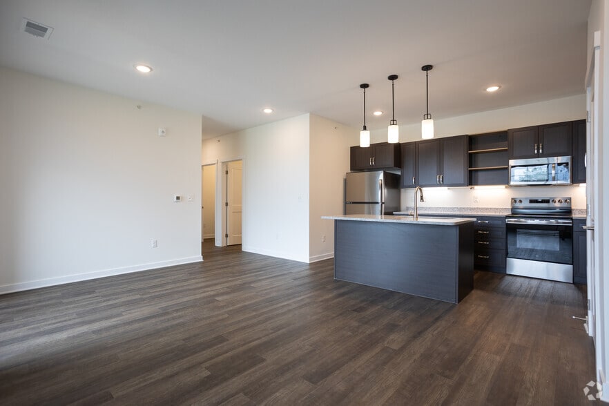 2BR Lapis - Living Room - Abbey42 Apartments