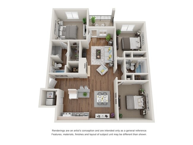 Floorplan - Kings Pointe Apartments