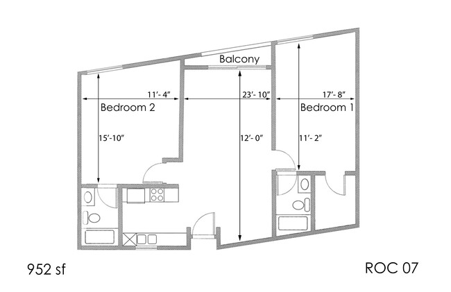 Floorplan - Park Rochester Apartments