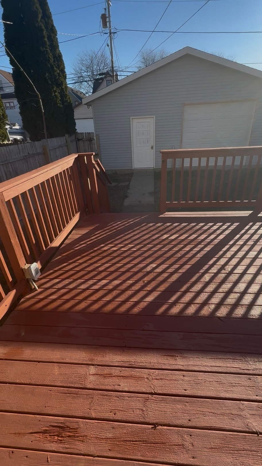 Deck South facing - 3747 E Pulaski Ave