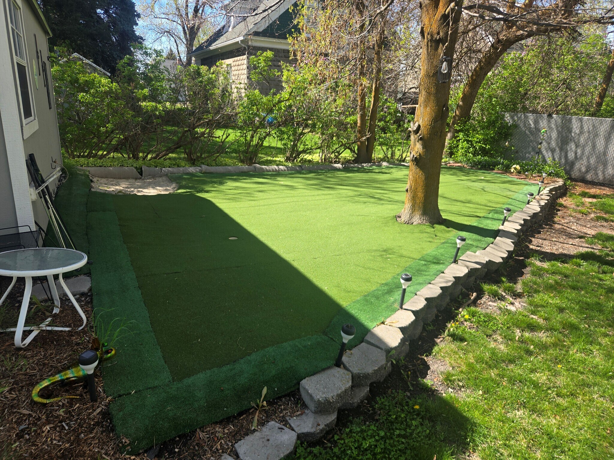 Putting Green in side yard - 315 W 750 N