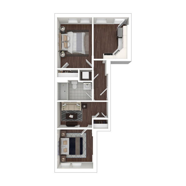 Floorplan - Clearway Apartments