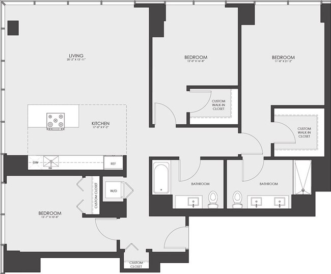 Floorplan - Hubbard 221