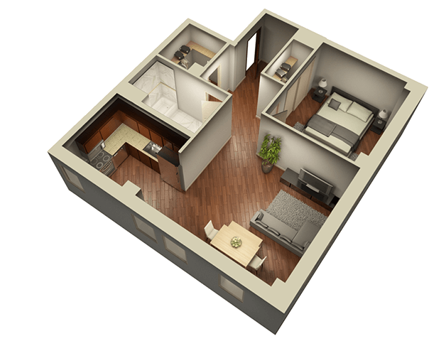 Floorplan - Somerset Place Apartments