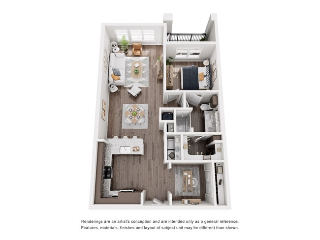 1 Bed/1 Bath + Study - Arella on Jones