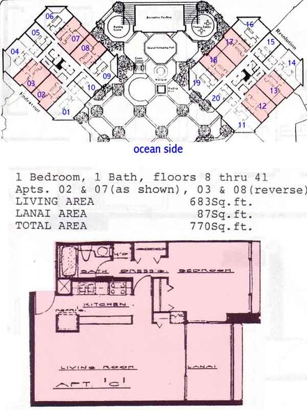 One bedroom - 1778 Ala Moana Blvd