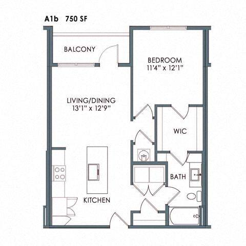 Floorplan - Meeder Flats Apartment Homes