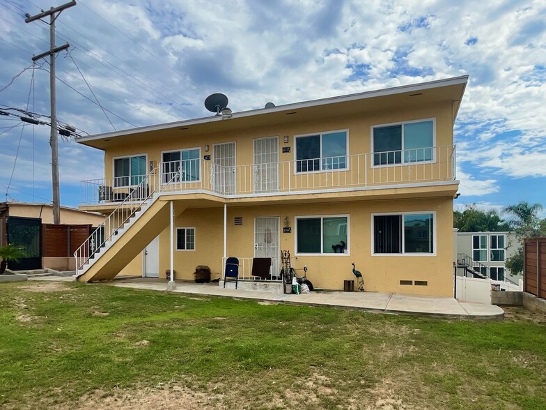 Apartment available is on the right side of the second-story. - 4171 1/2 Myrtle Ave