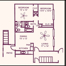 2BR/2BA - La Aloma Apartments