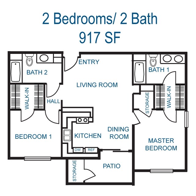 2BR/2BA - Barbara Worth Villas