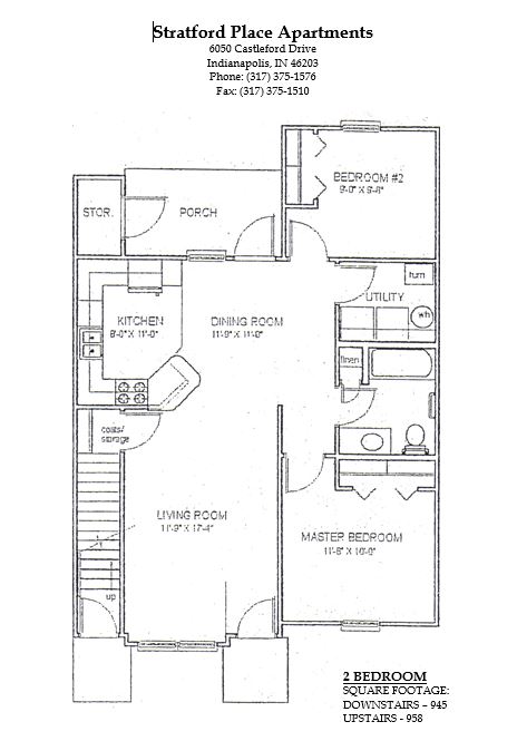 Floorplan - Stratford Place Apartments