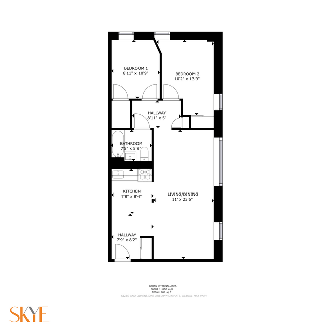 Floorplan - 61 N. Arlington St.