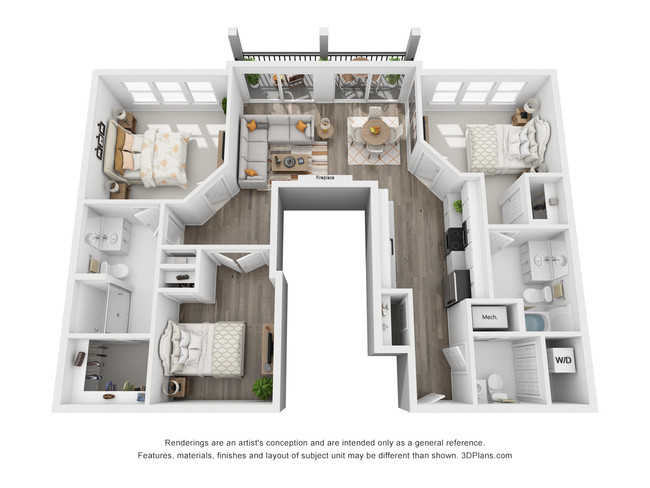 Floorplan - Excelsior Park Apartments