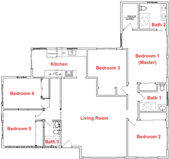 Building Photo - Brand New Remodel (2026)!! Large 5 Bedroom 3 Bathroom Home Near Campus