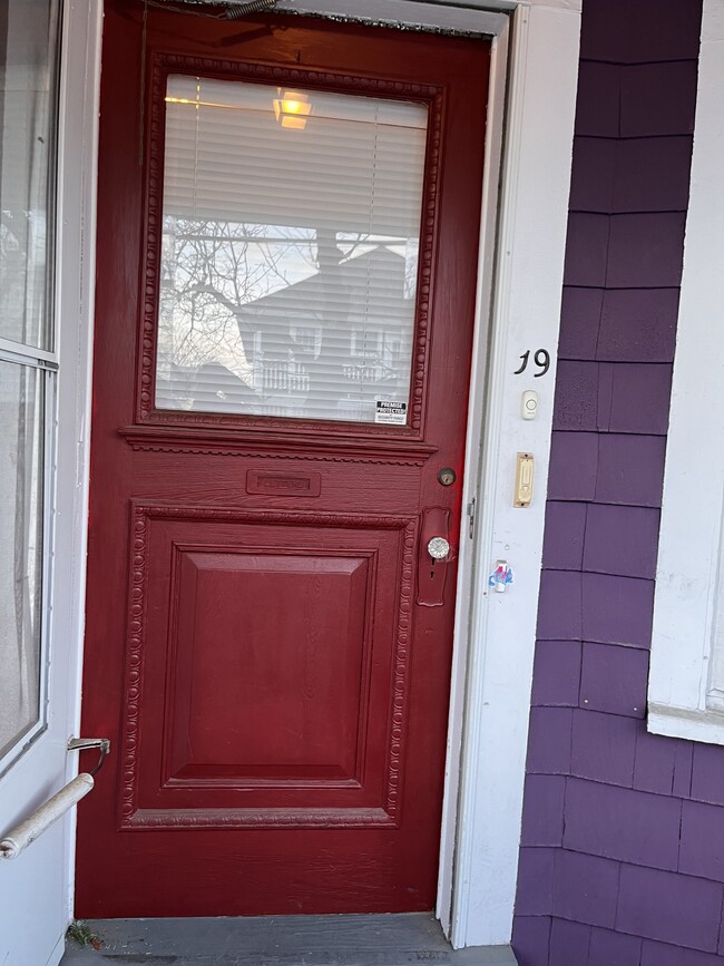 Front door - 19 Fairmont St