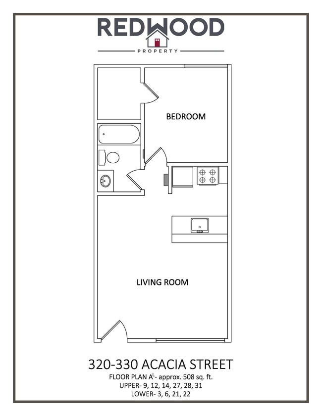 Floorplan - 330 W Acacia Street