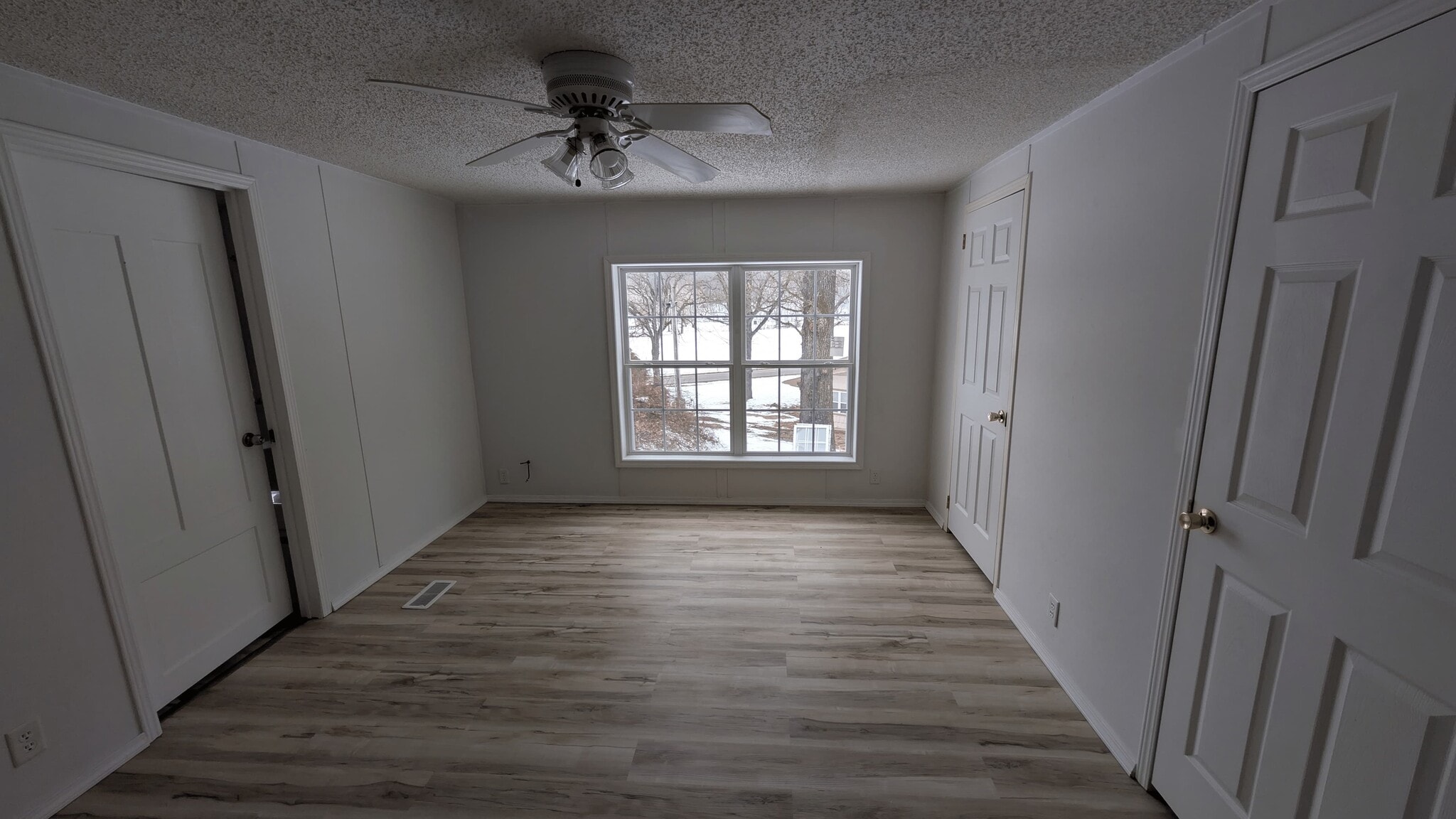 Master Bedroom with new larger window installed this year. - 5237 Highway NN