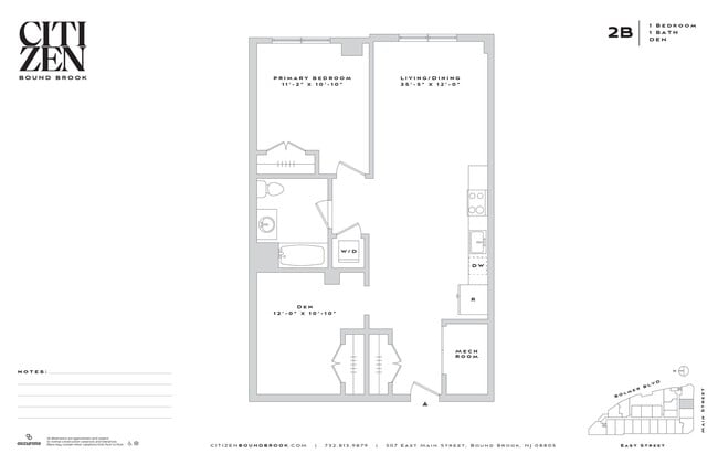 Floorplan - Citizen Bound Brook