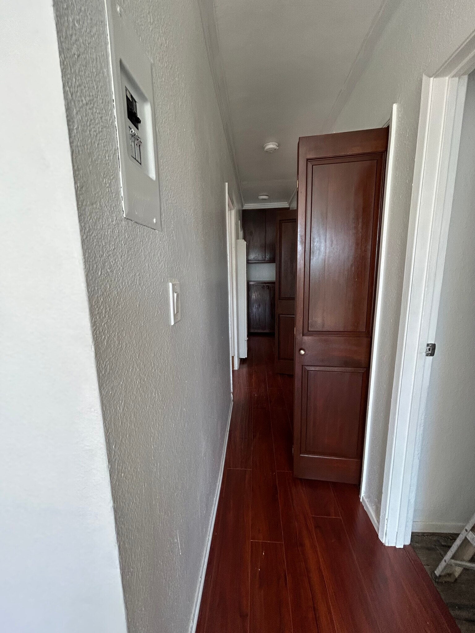 Both laundry room doors open in hallway - 1156 N Chicago St