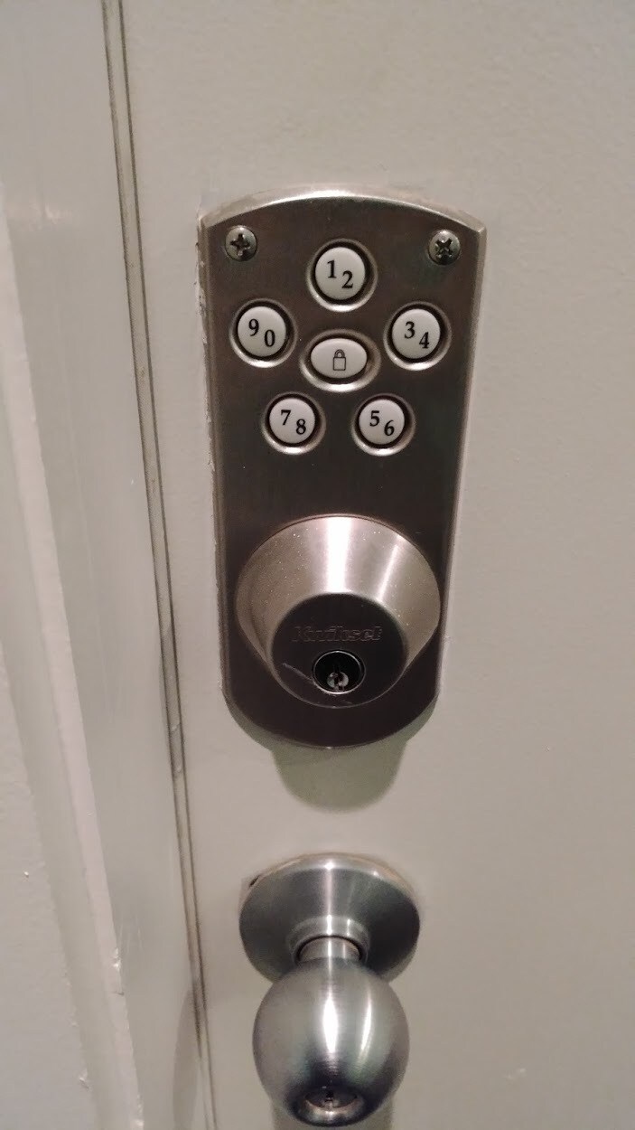 Keypad Entry on both (2) apartment entries - 100 W Market St