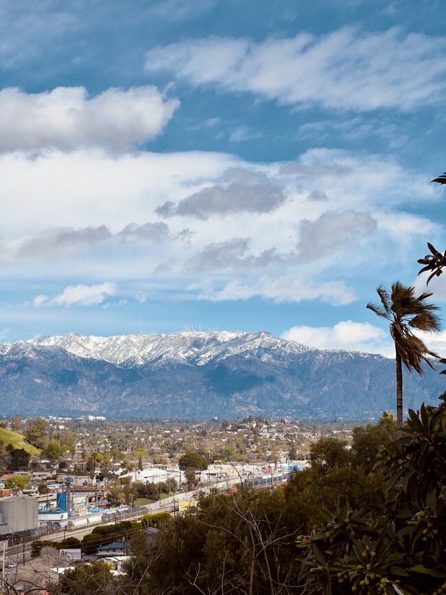 Deck view towards the Angeles National Forest - 4907 O Sullivan Dr