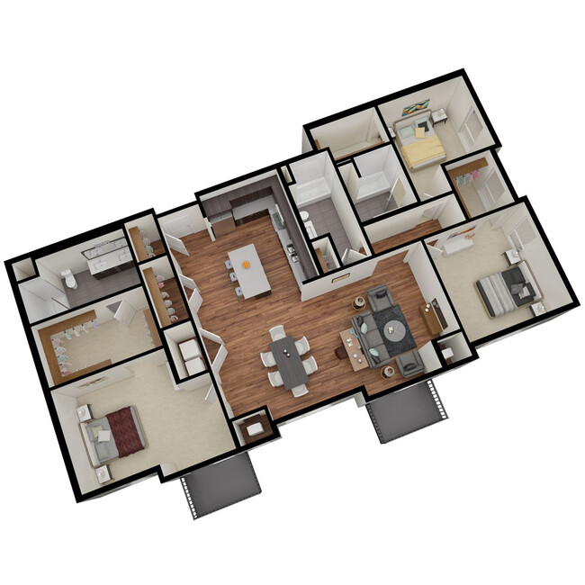 Floorplan - Lakeside Flats