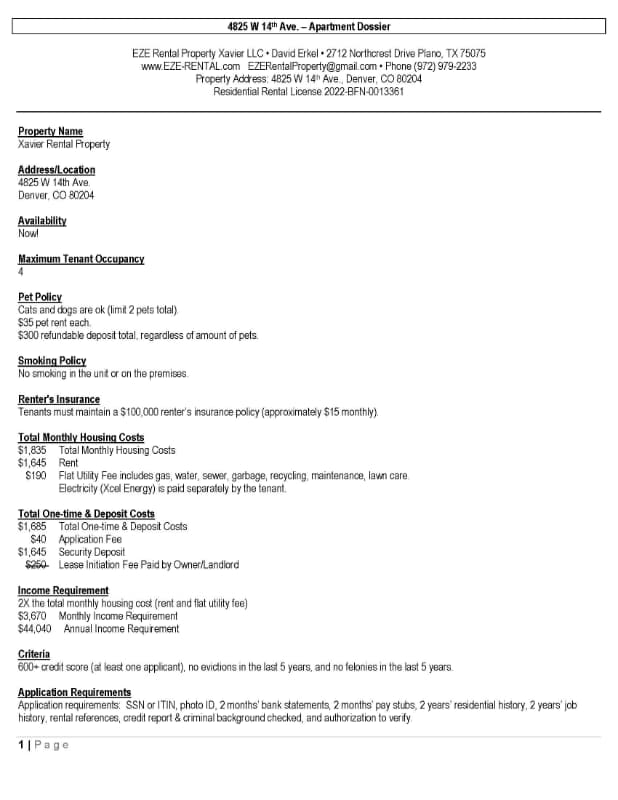 Building Photo - 4825 W 14th Ave