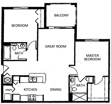 2BR/2BA - Pelican Isles Apartments