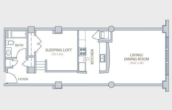 Floorplan - The Lofts At 1835 Arch