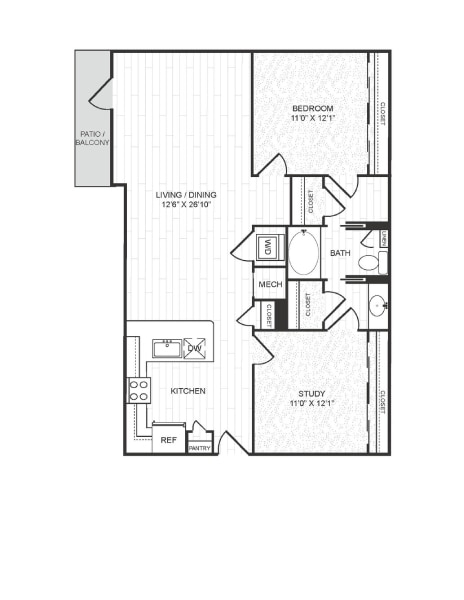 Floorplan - Moda Apartments