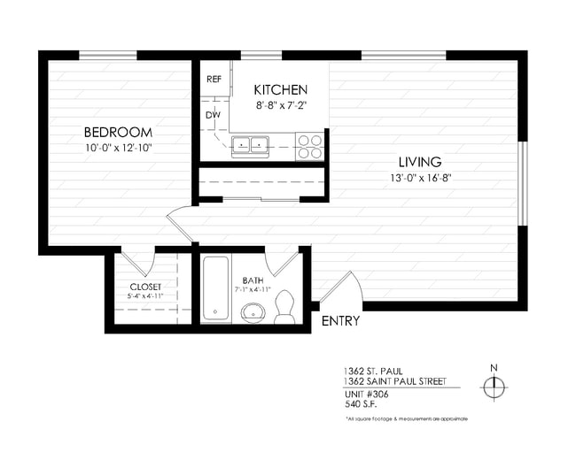 Floorplan - 1362 St. Paul