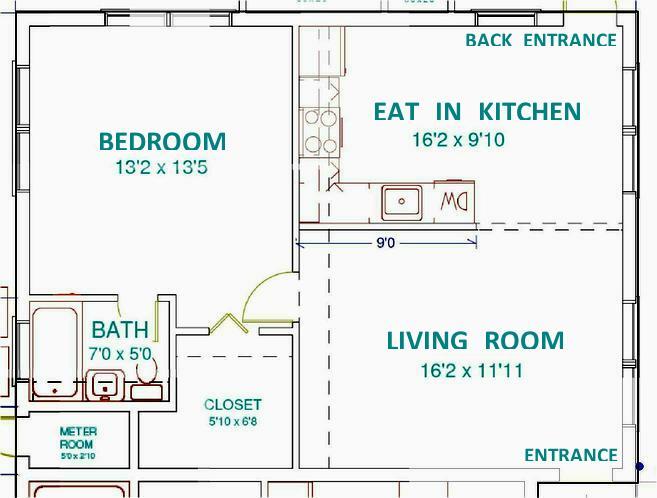 Floor plan - 1225 SW 4th Ct
