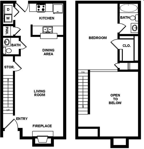 1BR/1.5BA - Shadow Bend Apartments