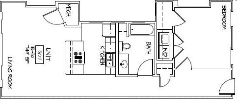1BR/1BA - San Regis Apartments